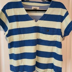 Madewell terrycloth boxy tee